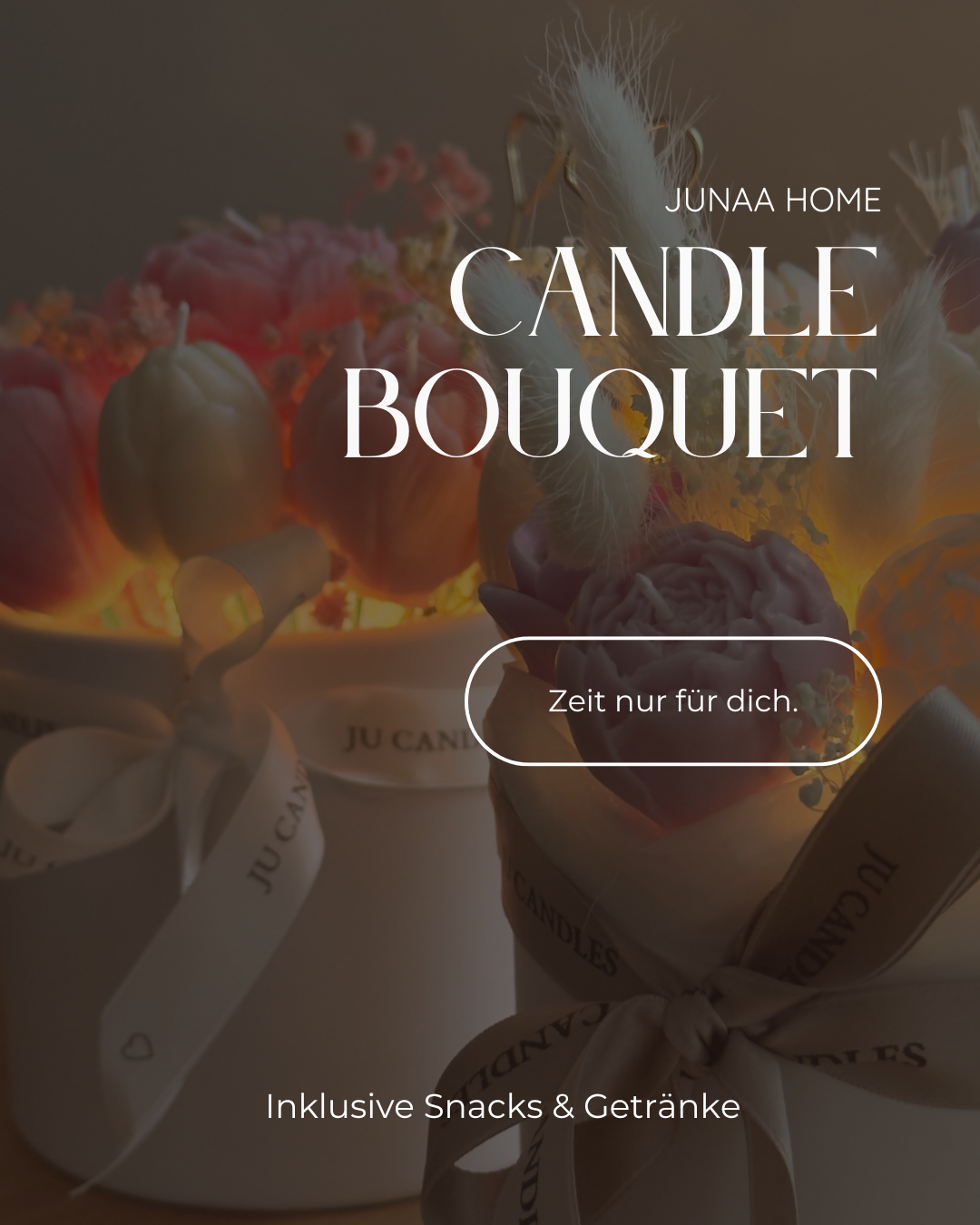 25.März 2026 17-20 Uhr  | Candle Bouquet Workshop- Innsbruck