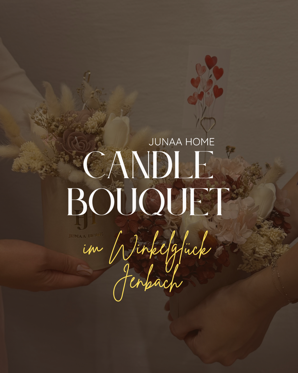 29. November 2026 11-14 Uhr Winter  Candle Bouquet im Winkelglück Jenbach