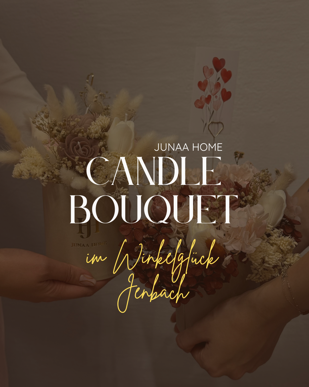29. November 2026 11-14 Uhr Winter  Candle Bouquet im Winkelglück Jenbach