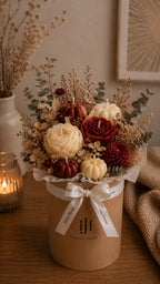 27. Oktober  2026 18-20 Uhr Flower Candle " to go" Workshop Autumn Edition im Blumencafe