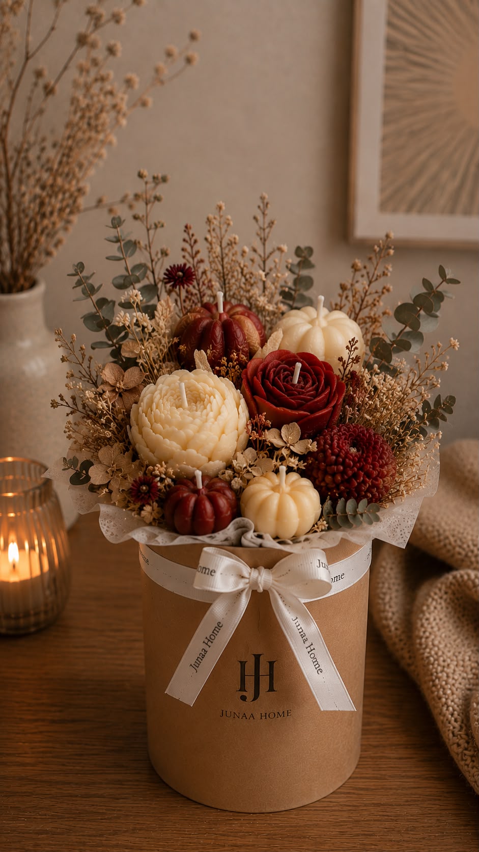 27. Oktober  2026 18-20 Uhr Flower Candle " to go" Workshop Autumn Edition im Blumencafe