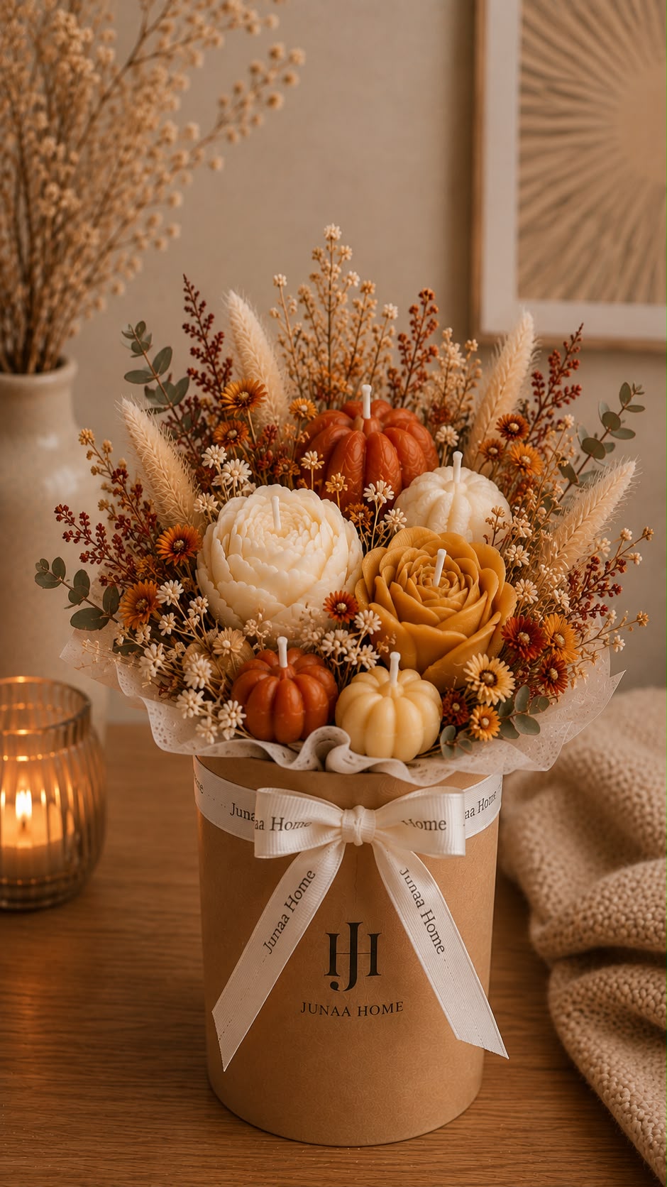 27. Oktober  2026 18-20 Uhr Flower Candle " to go" Workshop Autumn Edition im Blumencafe