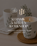 12.10 & 19.10.2026 17-19 Uhr Keramik & Kerzen Workshop 2 Teile