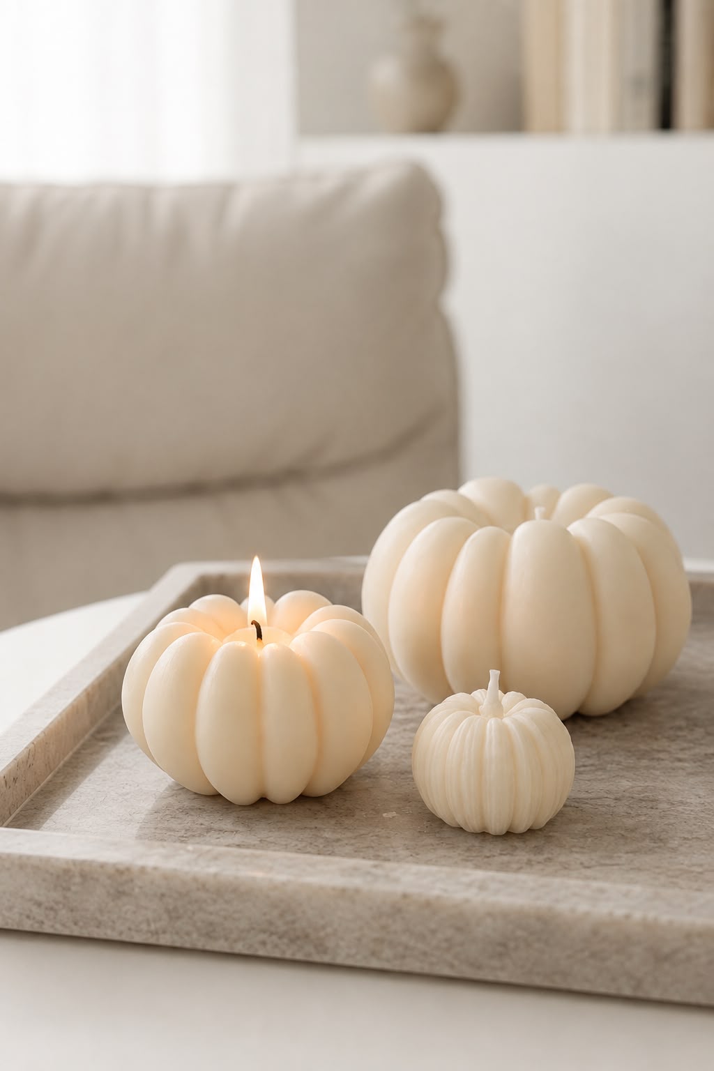 Pumpkin Candle Medium