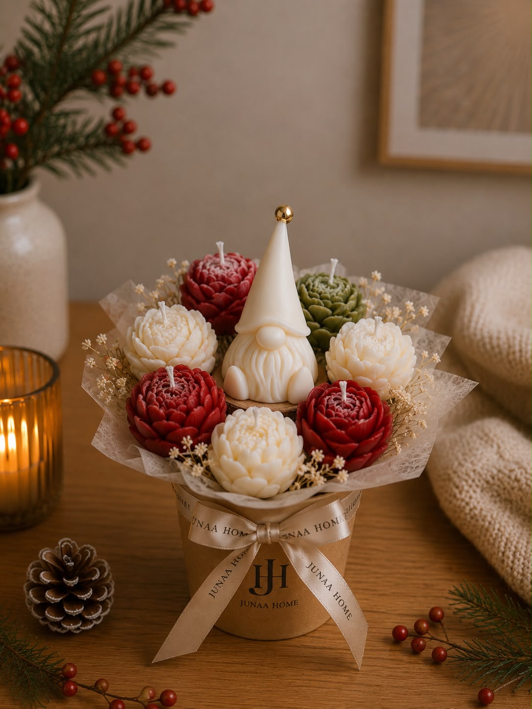 10. Dezember 2026 18-20 Uhr Flower Candle "to go" Workshop - Winter Edition im  Blumencafé